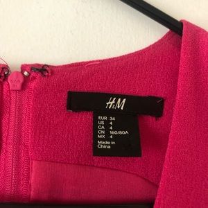 Pink H&M knee length dress